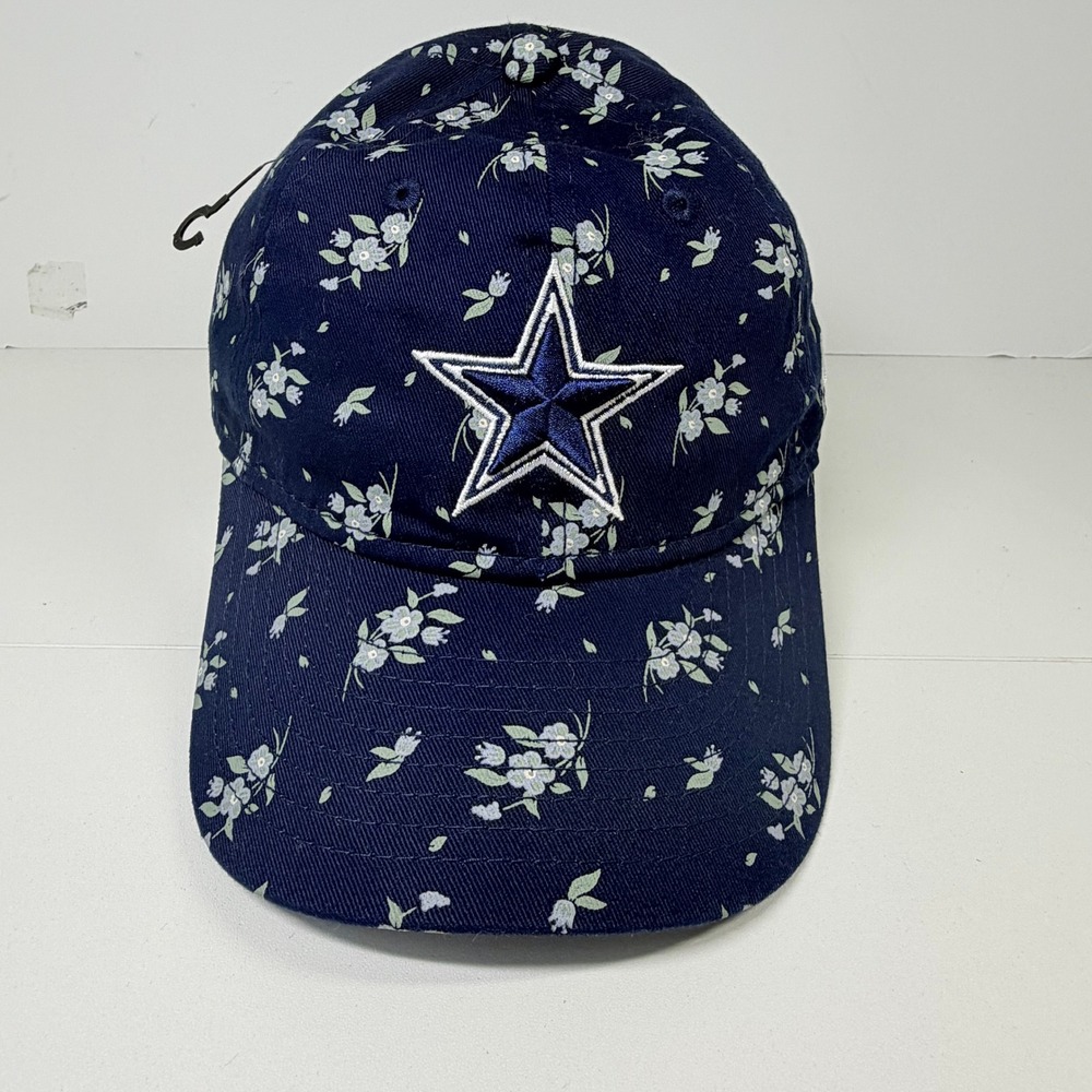 Dallas Cowboys Floral New Era Hat Youth Navy Blue Star Logo Adjustable Cap